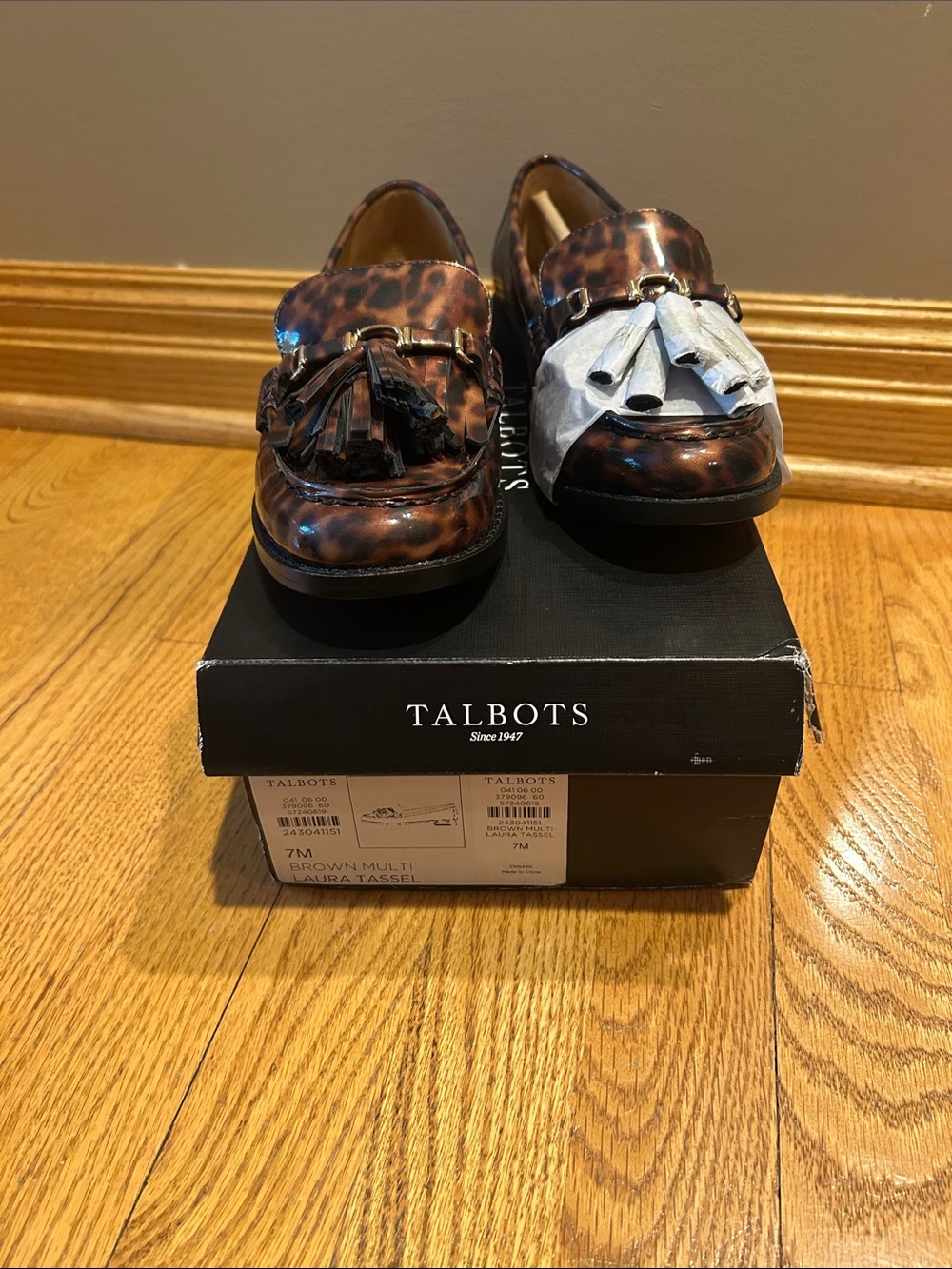 Talbots Animal Print Loafers